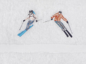 Handtuch "Skifahrer"